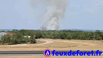 Incendie à Cieurac - Lot - 11 juillet 2026 - Feux de forêts et d'espaces naturels