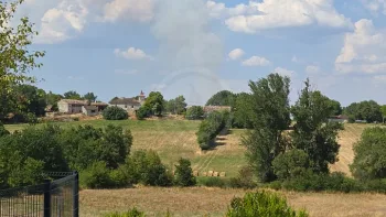 Incendie à Cieurac - Lot - 11 juillet 2026 - Feux de forêts et d'espaces naturels