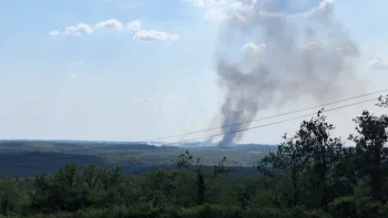 Incendie à Cieurac - Lot - 11 juillet 2026 - Feux de forêts et d'espaces naturels