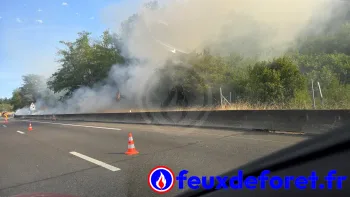 Incendie à Saint-Priest-d'Andelot - Allier - 11 juillet 2026 - Feux de forêts et d'espaces naturels