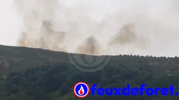 Incendie à Aizac - Ardèche - 11 juillet 2026 - Feux de forêts et d'espaces naturels