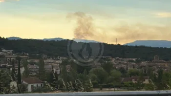 Incendie à Aizac - Ardèche - 11 juillet 2026 - Feux de forêts et d'espaces naturels
