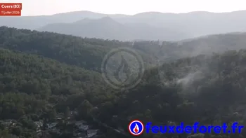 Incendie à Cuers - Var - 11 juillet 2026 - Feux de forêts et d'espaces naturels