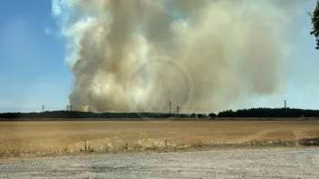 Incendie à Saint-Cyr-en-Val - Loiret - 12 juillet 2026 - Feux de forêts et d'espaces naturels