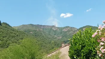 Incendie à Vallées-d'Antraigues-Asperjoc - Ardèche - 12 juillet 2026 - Feux de forêts et d'espaces naturels