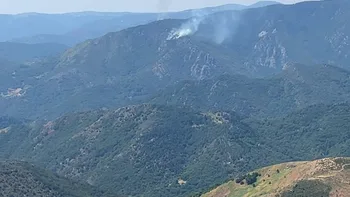 Incendie à Vallées-d'Antraigues-Asperjoc - Ardèche - 12 juillet 2026 - Feux de forêts et d'espaces naturels