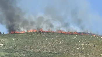Incendie à Vallées-d'Antraigues-Asperjoc - Ardèche - 12 juillet 2026 - Feux de forêts et d'espaces naturels