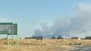 Incendie à Saint-Fargeau-Ponthierry - Seine-et-Marne - 12 juillet 2026 - Feux de forêts et d'espaces naturels