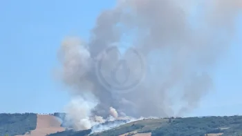Incendie à Farnay - Loire - 12 juillet 2026 - Feux de forêts et d'espaces naturels