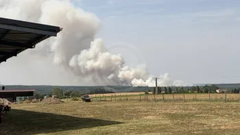 Incendie à Réaup-Lisse - Lot-et-Garonne - 12 juillet 2026 - Feux de forêts et d'espaces naturels