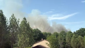 Incendie à Siorac-de-Ribérac - Dordogne - 12 juillet 2026 - Feux de forêts et d'espaces naturels