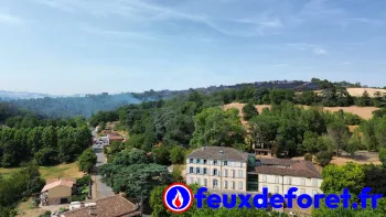 Incendie à Monestiés - Tarn - 12 juillet 2026 - Feux de forêts et d'espaces naturels