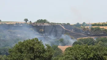 Incendie à Monestiés - Tarn - 12 juillet 2026 - Feux de forêts et d'espaces naturels