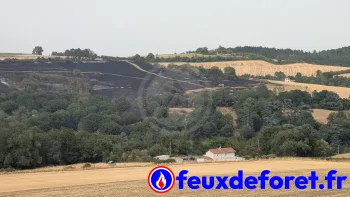 Incendie à Monestiés - Tarn - 12 juillet 2026 - Feux de forêts et d'espaces naturels
