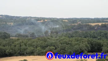 Incendie à Monestiés - Tarn - 12 juillet 2026 - Feux de forêts et d'espaces naturels