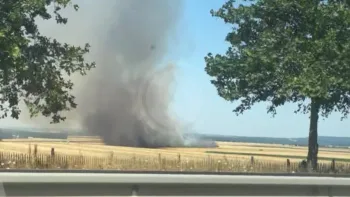 Incendie à Banthelu - Val-d'Oise - 12 juillet 2026 - Feux de forêts et d'espaces naturels