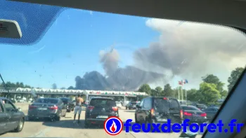 Incendie à Achères-la-Forêt - Seine-et-Marne - 12 juillet 2026 - Feux de forêts et d'espaces naturels