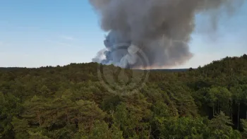 Incendie à Achères-la-Forêt - Seine-et-Marne - 12 juillet 2026 - Feux de forêts et d'espaces naturels