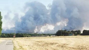 Incendie à Achères-la-Forêt - Seine-et-Marne - 12 juillet 2026 - Feux de forêts et d'espaces naturels