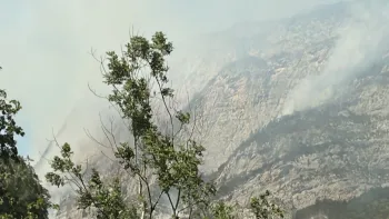 Incendie à Laruns - Pyrénées-Atlantiques - 12 juillet 2026 - Feux de forêts et d'espaces naturels