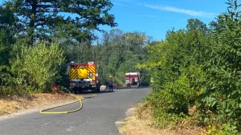 Incendie à Domont - Val-d'Oise - 12 juillet 2026 - Feux de forêts et d'espaces naturels