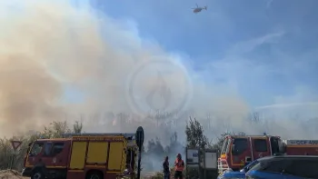 Incendie à Domont - Val-d'Oise - 12 juillet 2026 - Feux de forêts et d'espaces naturels