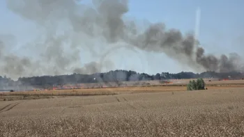 Incendie à Sierville - Seine-Maritime - 12 juillet 2026 - Feux de forêts et d'espaces naturels
