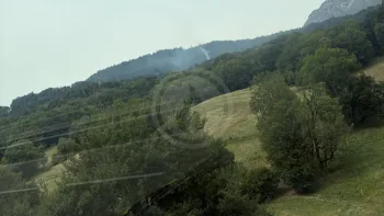 Incendie à Sallanches - Haute-Savoie - 13 juillet 2026 - Feux de forêts et d'espaces naturels