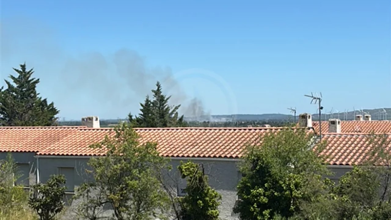Incendie à Villedaigne - Aude - 18 juin 2026 - Feux de forêts et d'espaces naturels