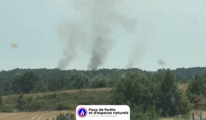 Incendie à Nogent-sur-Loir (72) : les pompiers interviennent