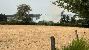 Incendie à Ozolles - Saône-et-Loire - 13 juillet 2026 - Feux de forêts et d'espaces naturels