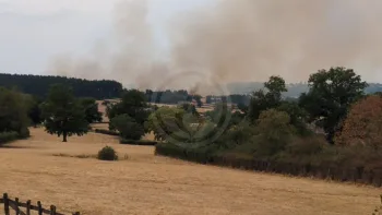Incendie à Ozolles - Saône-et-Loire - 13 juillet 2026 - Feux de forêts et d'espaces naturels