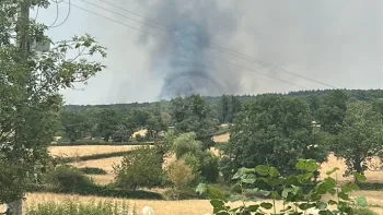 Incendie à Ozolles - Saône-et-Loire - 13 juillet 2026 - Feux de forêts et d'espaces naturels