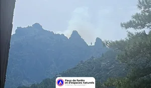 Incendie à Corte (2B) : les pompiers interviennent