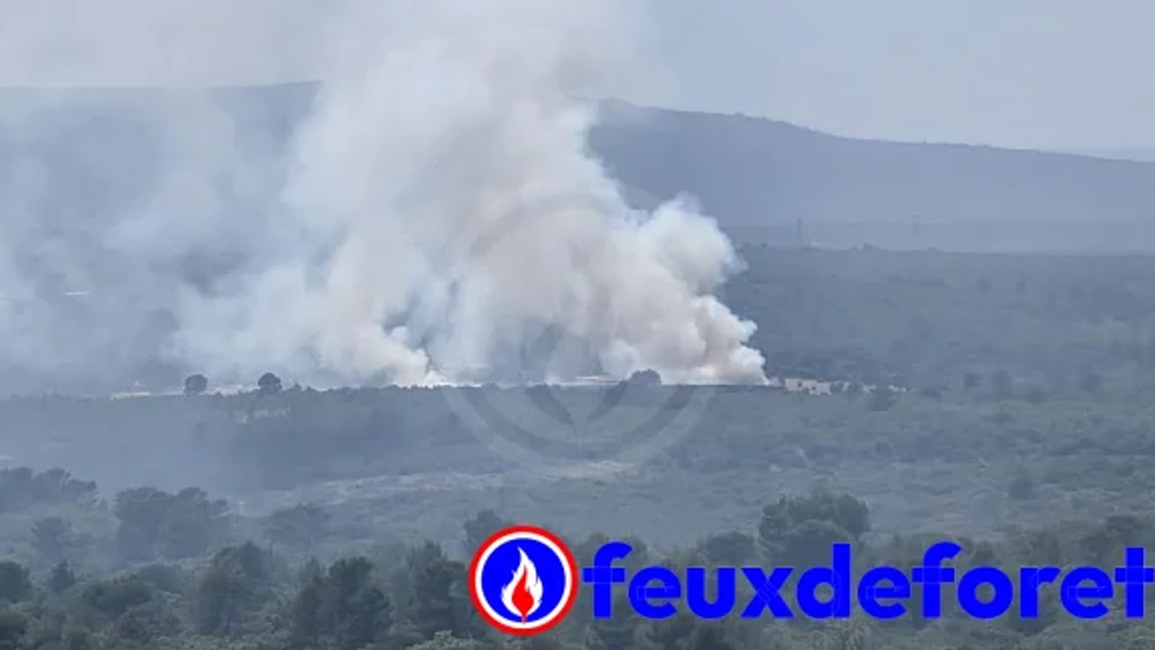 Incendie à Ginasservis - Var - 18 juin 2026 - Feux de forêts et d'espaces naturels