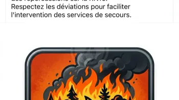 Incendie à Yerres - Essonne - 13 juillet 2026 - Feux de forêts et d'espaces naturels