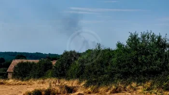 Incendie à Montfort-le-Gesnois - Sarthe - 13 juillet 2026 - Feux de forêts et d'espaces naturels