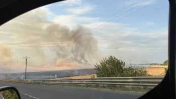 Incendie à Chaumont-en-Vexin - Oise - 13 juillet 2026 - Feux de forêts et d'espaces naturels