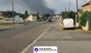 Incendie à Soissons (02) : les pompiers interviennent