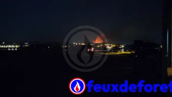 Incendie à Concarneau - Finistère - 14 juillet 2026 - Feux de forêts et d'espaces naturels