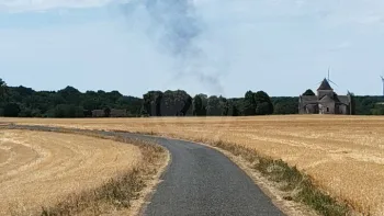 Incendie à Lichères - Charente - 14 juillet 2026 - Feux de forêts et d'espaces naturels