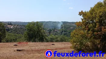 Incendie à Flaujac-Poujols - Lot - 14 juillet 2026 - Feux de forêts et d'espaces naturels