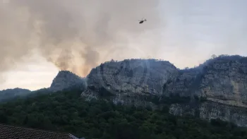Incendie à Montcusel - Jura - 14 juillet 2026 - Feux de forêts et d'espaces naturels