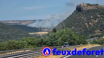 Incendie à Blesle - Haute-Loire - 19 juin 2026 - Feux de forêts et d'espaces naturels