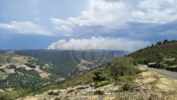 Incendie à Montselgues - Ardèche - 15 juillet 2026 - Feux de forêts et d'espaces naturels