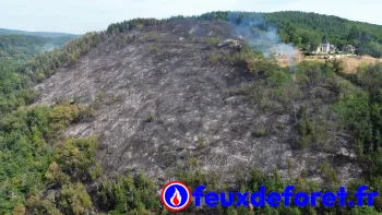 Incendie à La Grande-Verrière - Saône-et-Loire - 15 juillet 2026 - Feux de forêts et d'espaces naturels