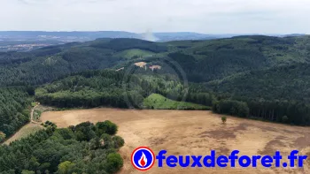 Incendie à La Grande-Verrière - Saône-et-Loire - 15 juillet 2026 - Feux de forêts et d'espaces naturels