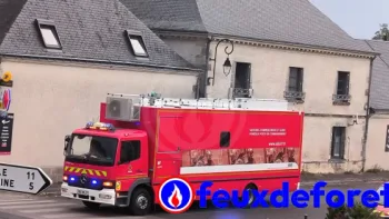 Incendie à Cléré-les-Pins - Indre-et-Loire - 15 juillet 2026 - Feux de forêts et d'espaces naturels