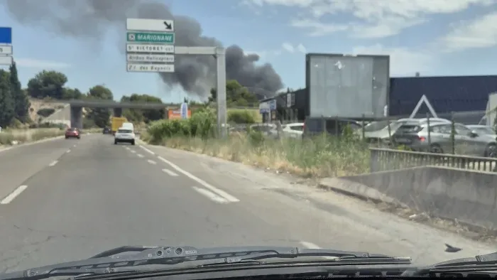 Incendie à Vitrolles - Bouches-du-Rhône - 19 juin 2026 - Feux de forêts et d'espaces naturels