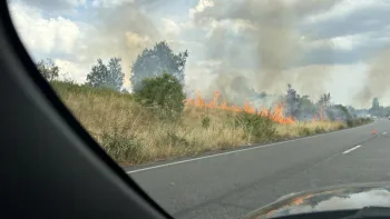 Incendie à Saint-Germain-sur-École - Seine-et-Marne - 16 juillet 2026 - Feux de forêts et d'espaces naturels